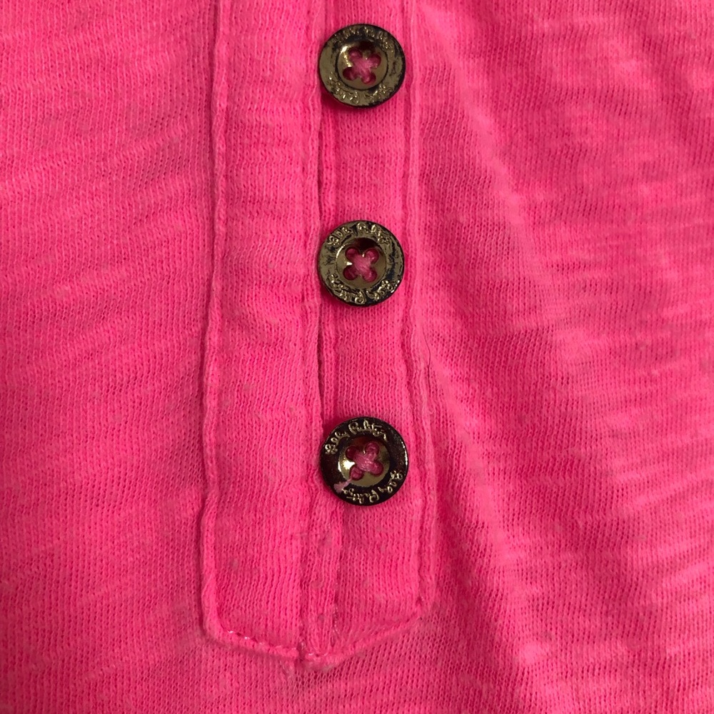 Lilly Pulitzer Essie Neon Pink Sleeveless Tank Top - Picture 4 of 4